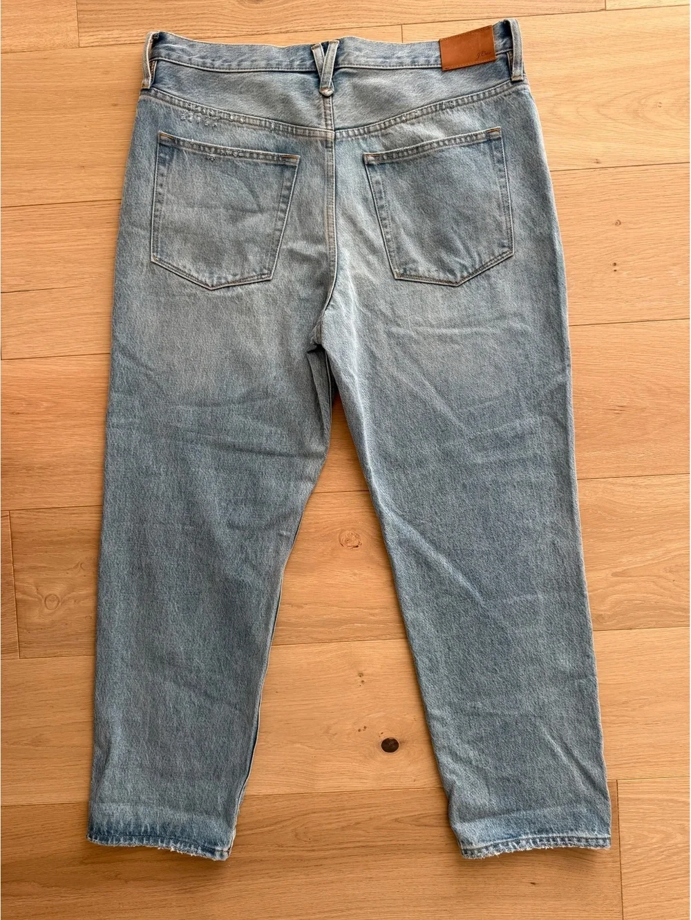 J.Crew Slouchy Boyfriend Jeans NWT Light Wash Distressed Size 31